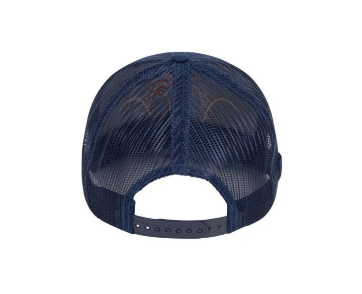 CAP MESH SNAP BACK (BLUE & ORANGE)