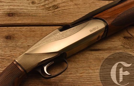 Benelli 828U Silver 12 gauge